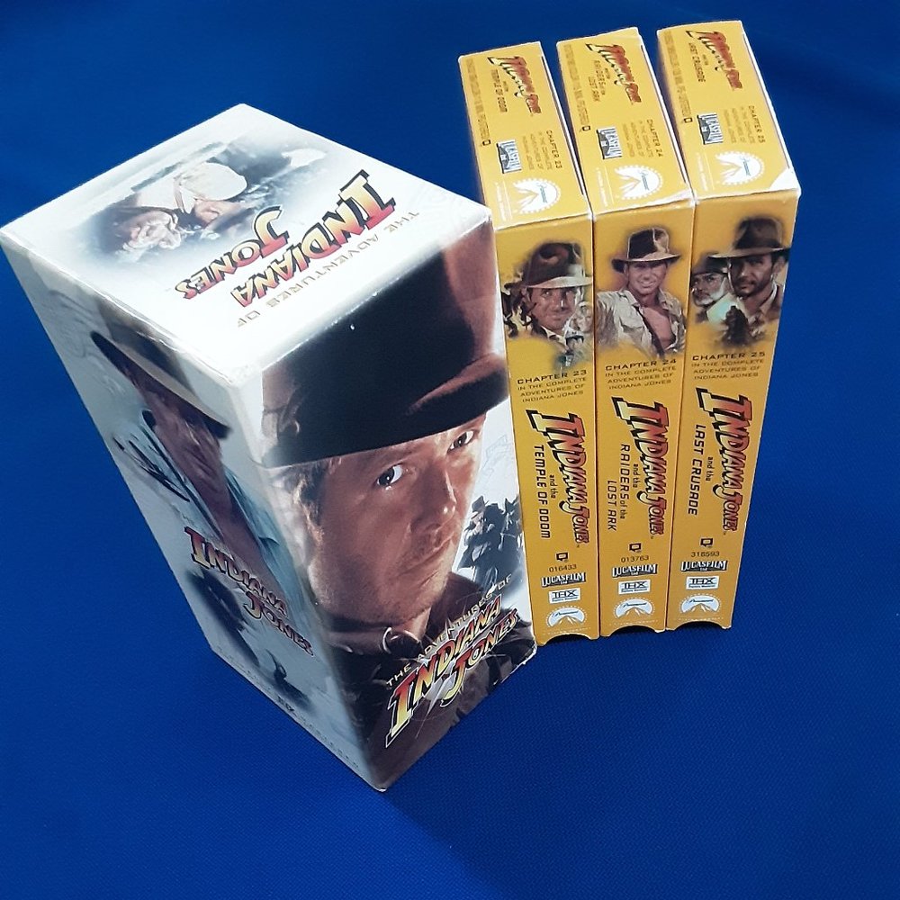 Indiana Jones Box Set VHS tapes, chapters 23,24,25